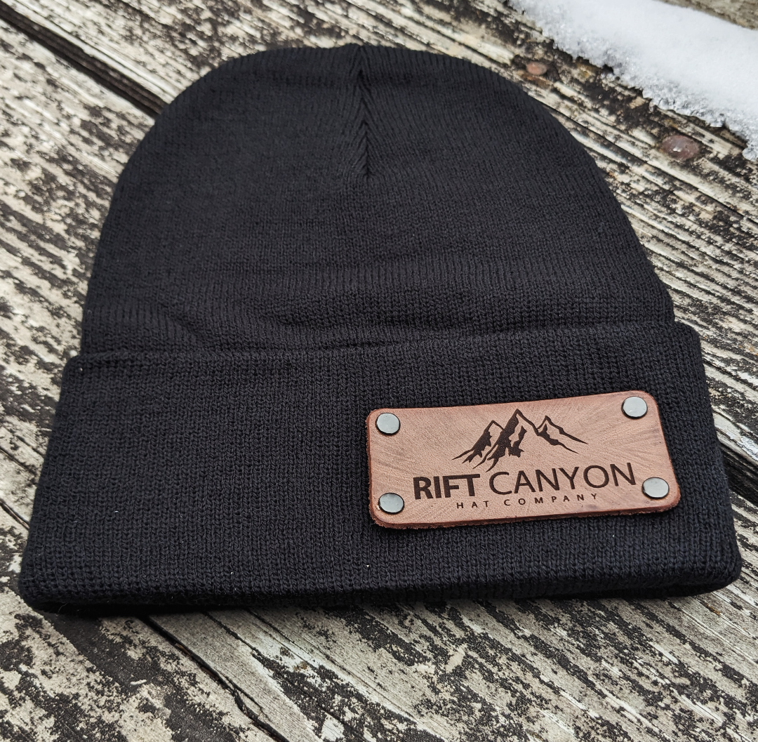 Rift Canyon Classic Mountain Winter Cuffed Beanie Hat