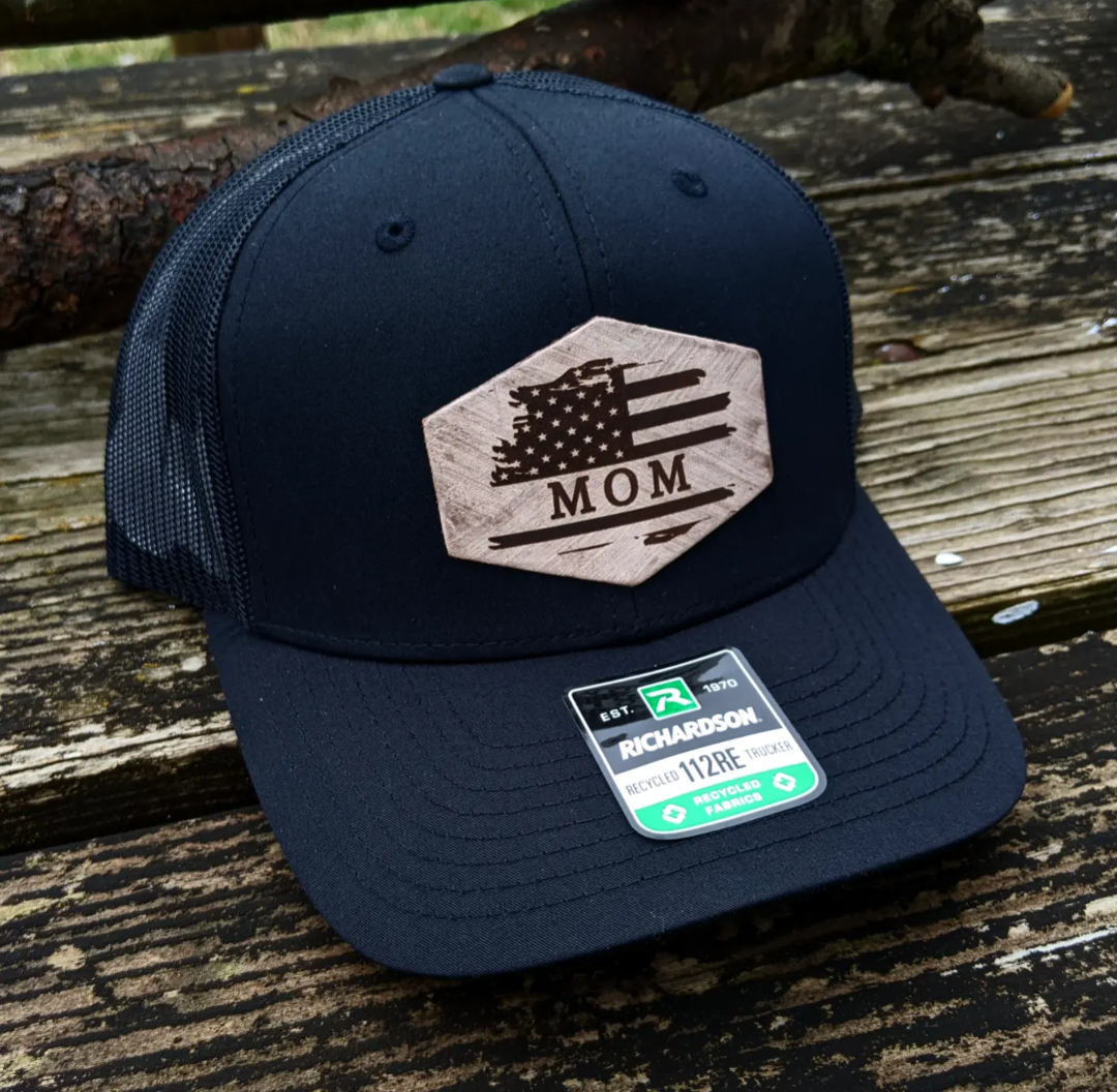 Ladies American Flag Custom Richardson Snapback Hat