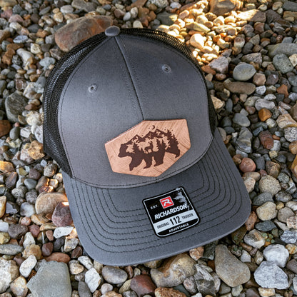 Mountain Bear Snapback Hiking Hat