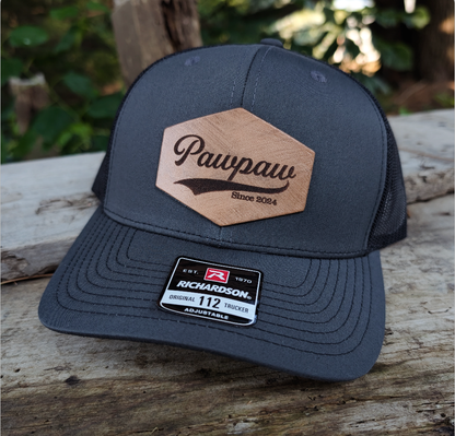 Personalized Pawpaw Hat with Established Date - Snapback Hat