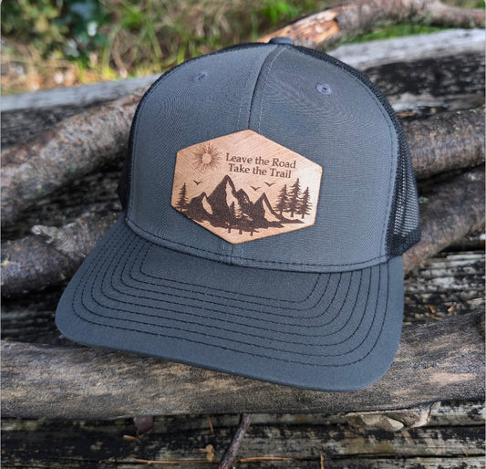 Leave the Road, Take the Trail Hiking Snapback Hat