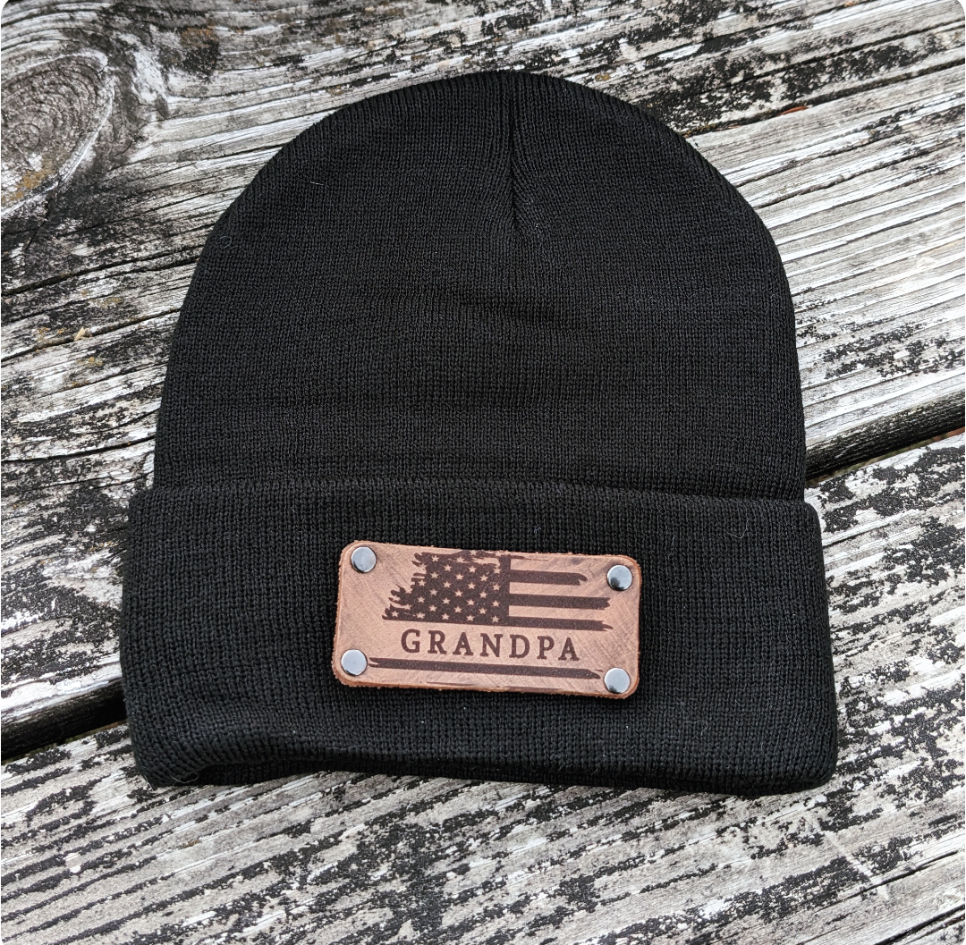 Custom American Winter Beanie Hat