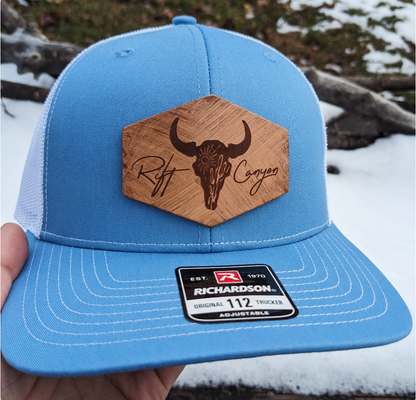 Rift Canyon Desert Skull Snapback Hat