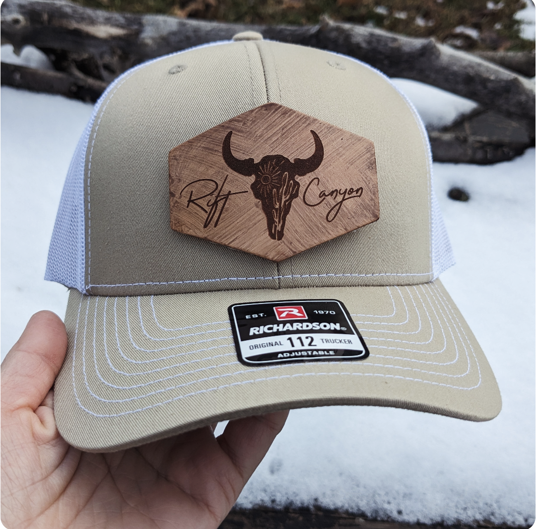 Rift Canyon Desert Skull Snapback Hat