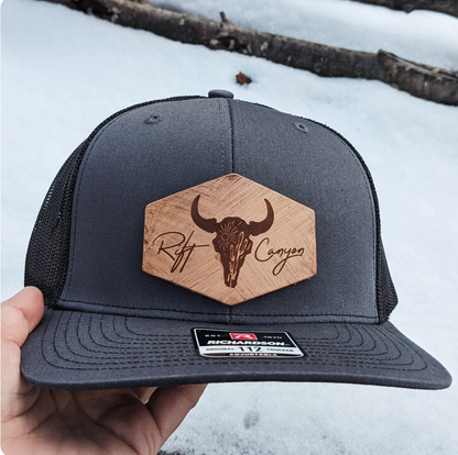 Rift Canyon Desert Skull Snapback Hat