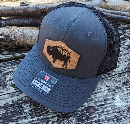 Bison Night Sky Richardson Snapback Hat