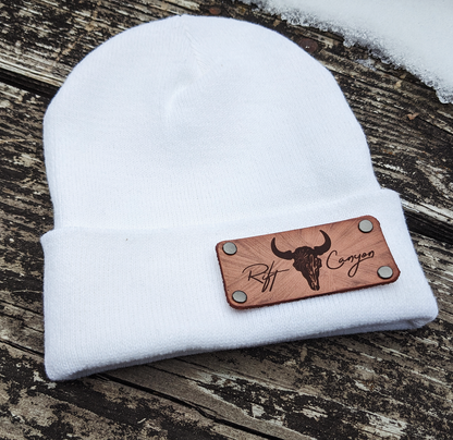 Rift Canyon Desert Skull Winter Cuffed Beanie Hat