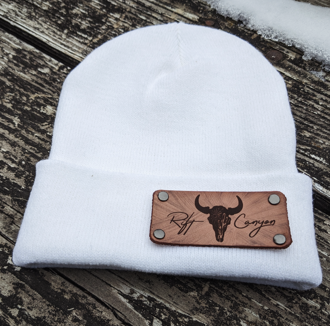 Rift Canyon Desert Skull Winter Cuffed Beanie Hat