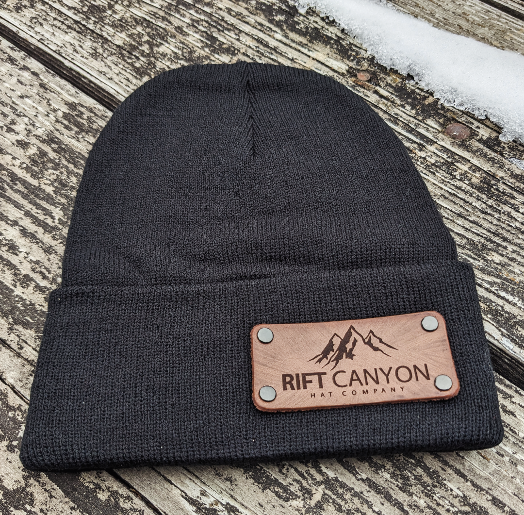 Rift Canyon Classic Mountain Winter Cuffed Beanie Hat