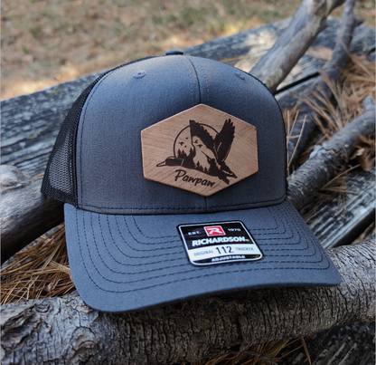 Personalized Duck Hunting Richardson Snapback Hat