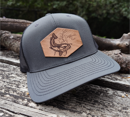 Custom River Hat - Catfish Fisherman