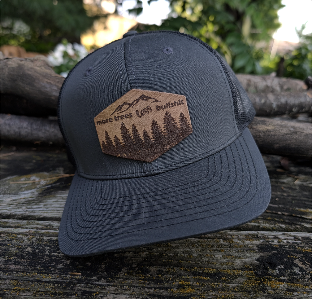 More Trees less Bullshit Hiking Snapback Hat