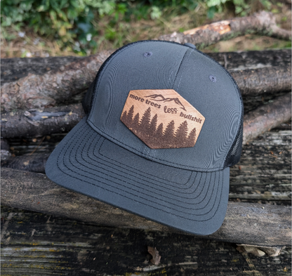 More Trees less Bullshit Hiking Snapback Hat