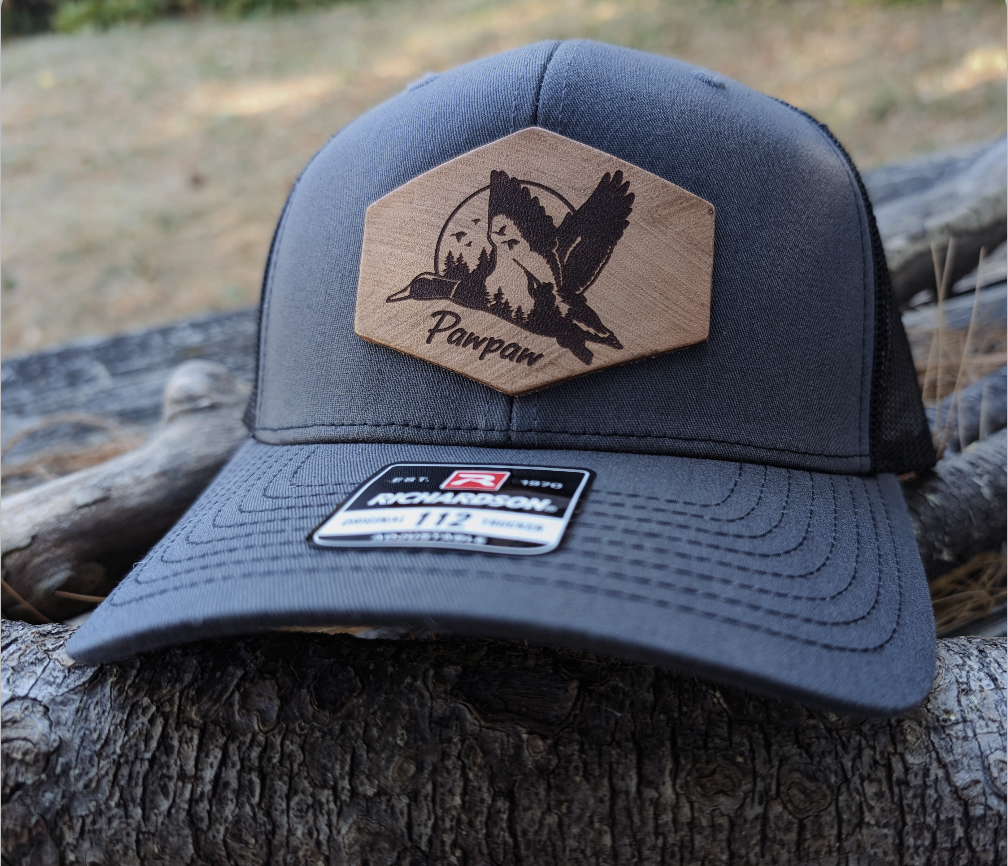 Personalized Duck Hunting Richardson Snapback Hat