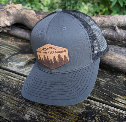 More Trees less Bullshit Hiking Snapback Hat