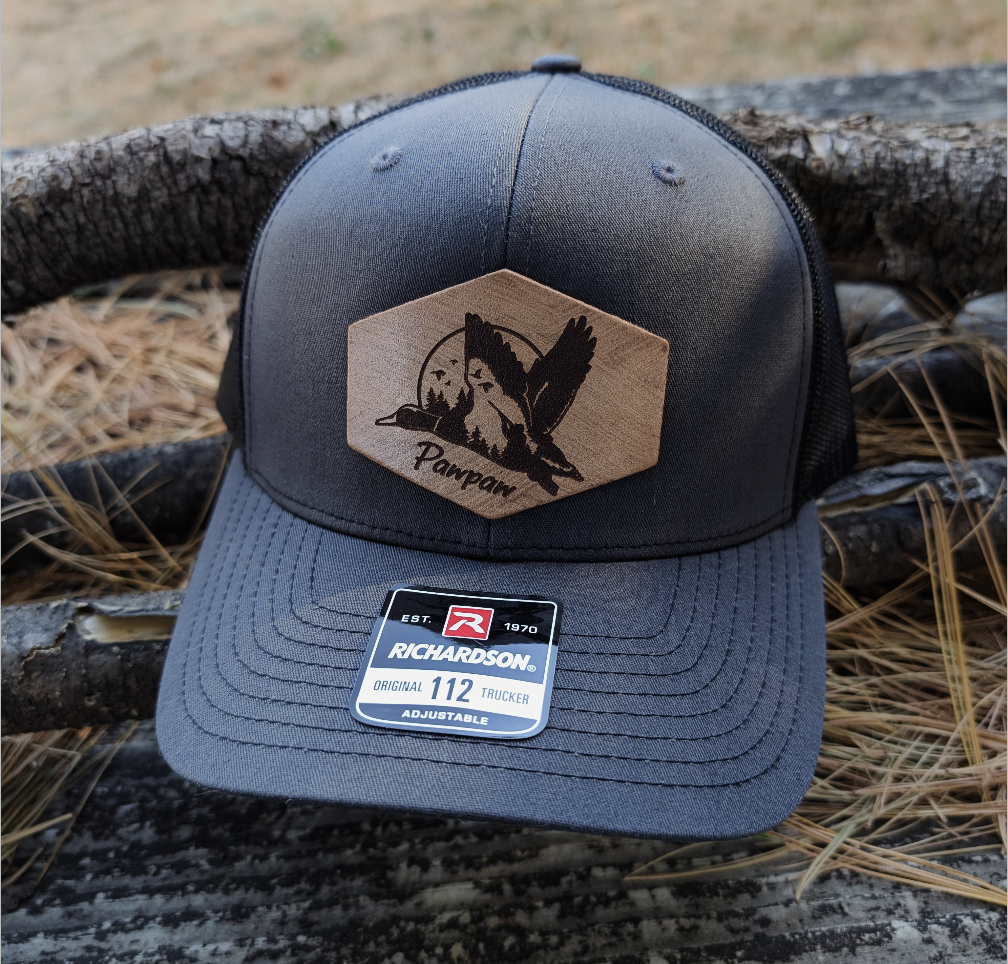 Personalized Duck Hunting Richardson Snapback Hat