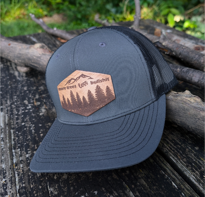 More Trees less Bullshit Hiking Snapback Hat