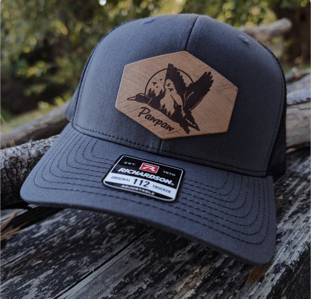 Personalized Duck Hunting Richardson Snapback Hat