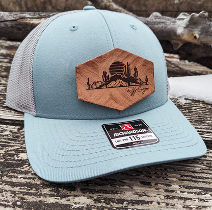 Rift Canyon Desert Sunset Snapback Hat